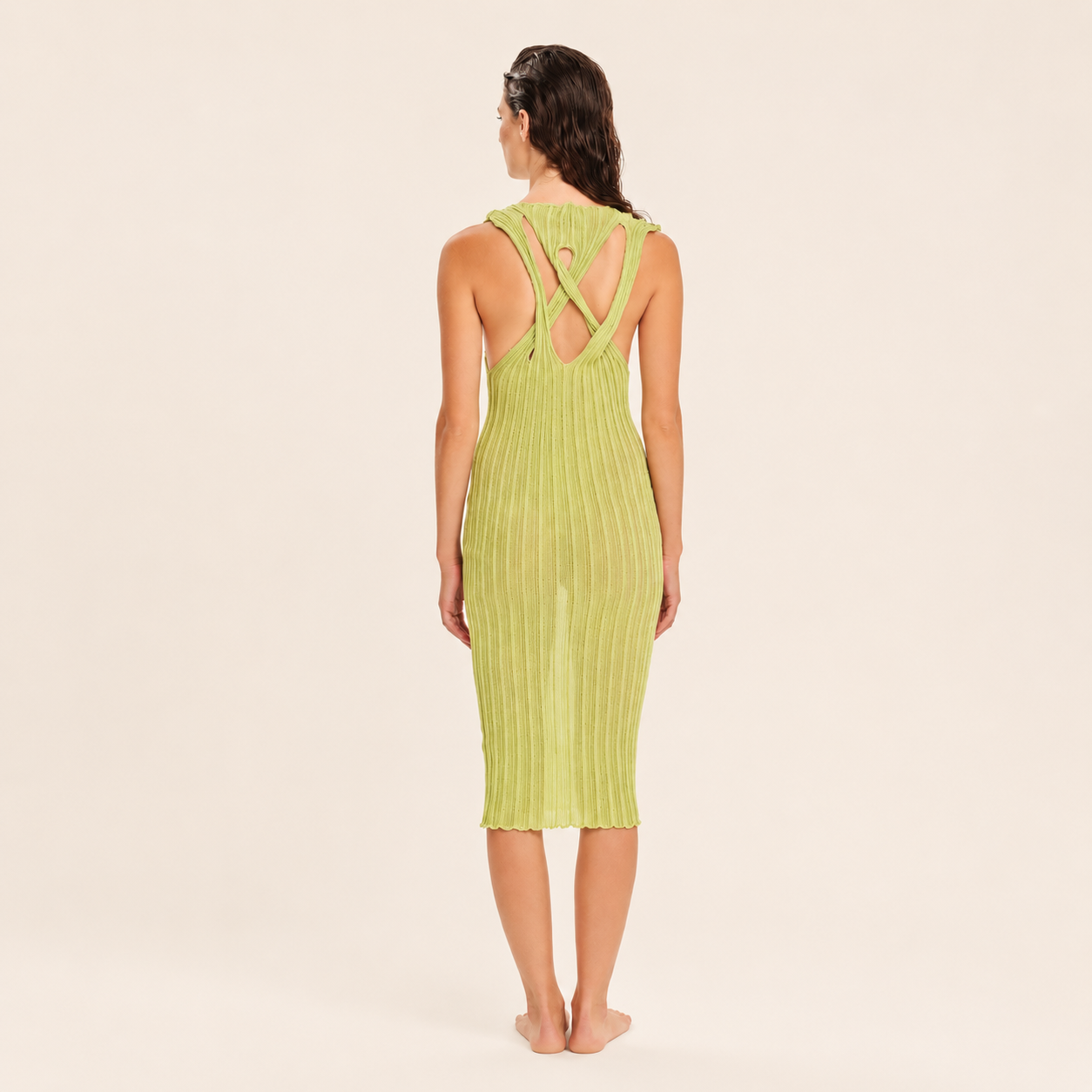 Sparkling Nights Knit Midi Dress
