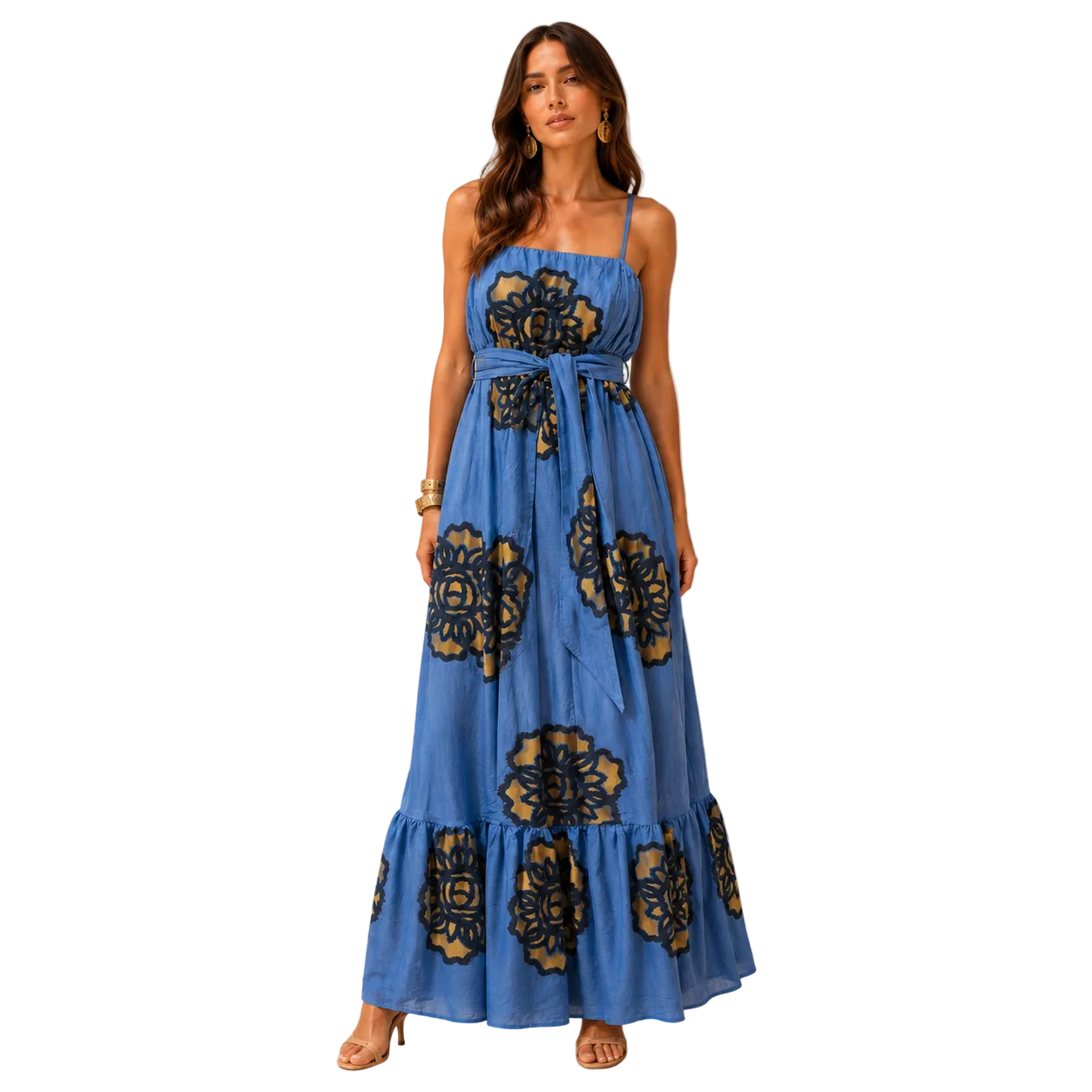 Isla Azure Maxi Dress