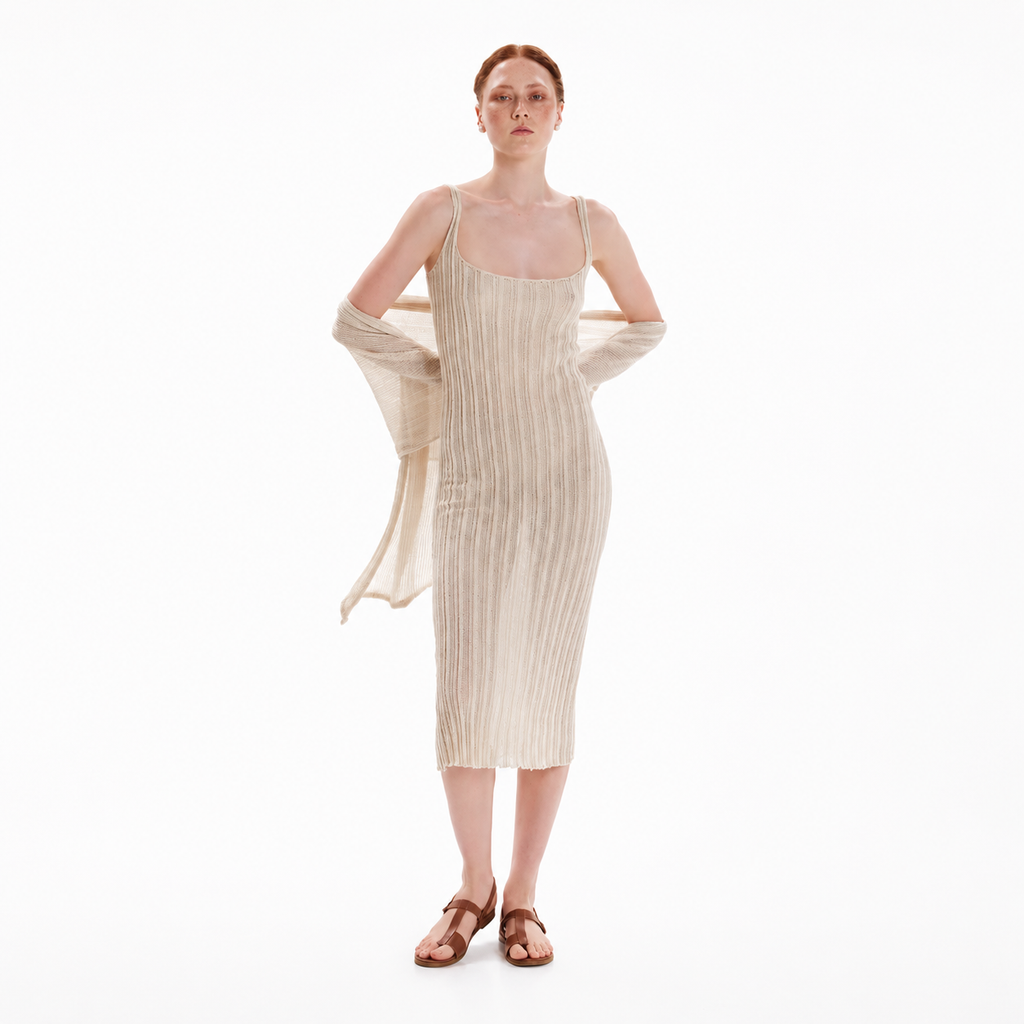 Midi Dress – Shimmering Water