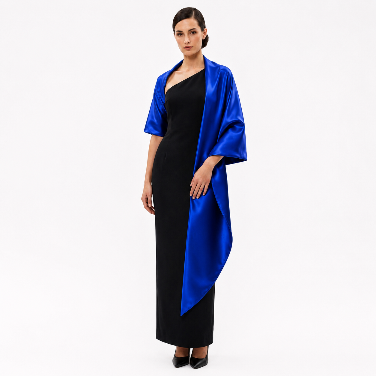 One Shoulder Shawl