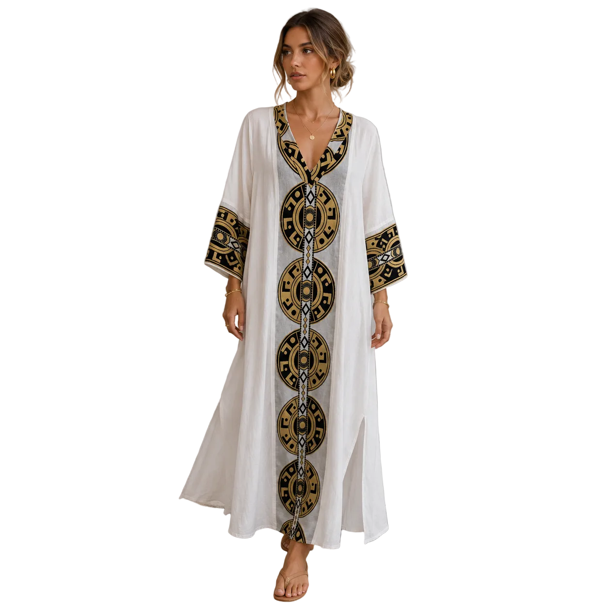 Noir Sol Kaftan