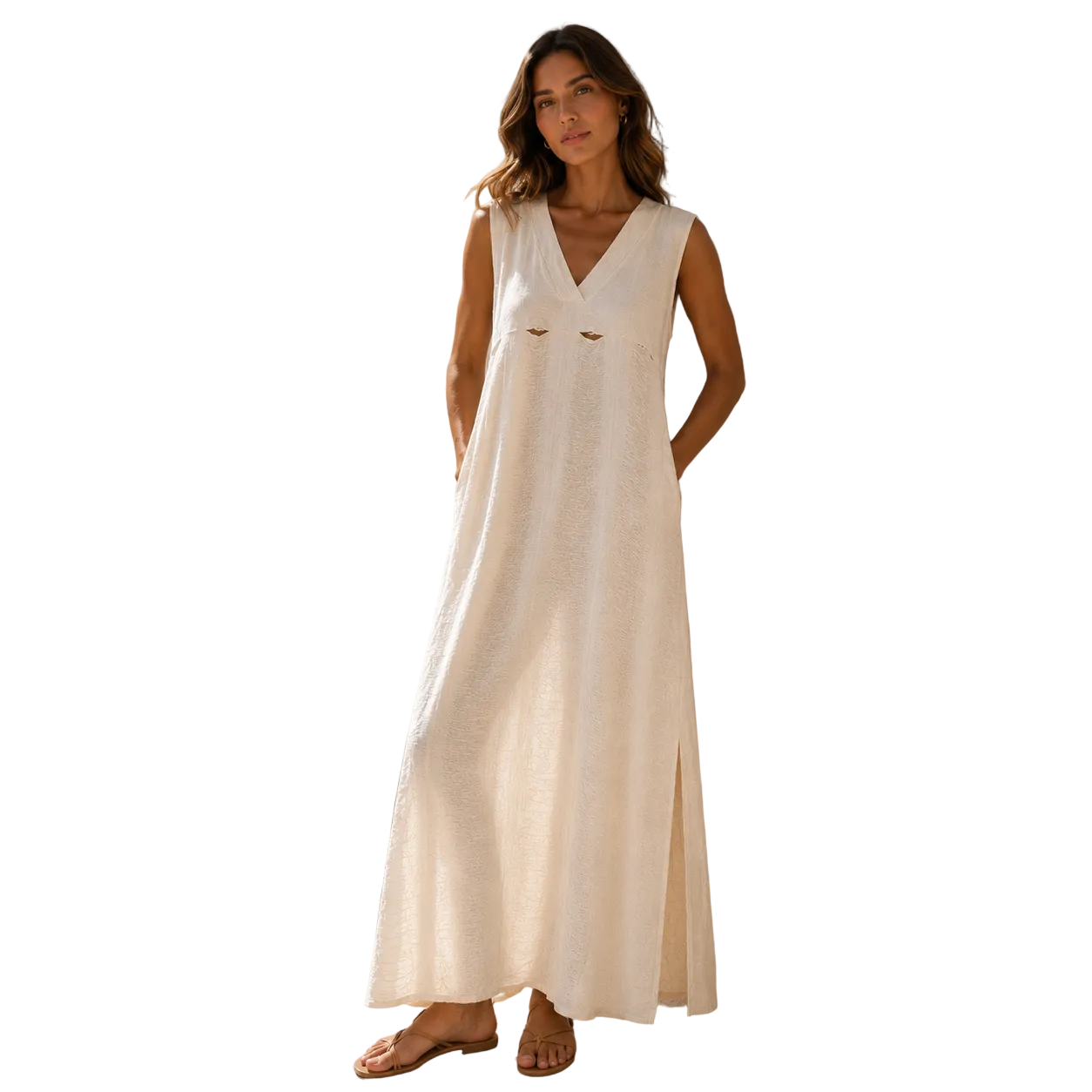 Aegean Breeze Maxi Dress