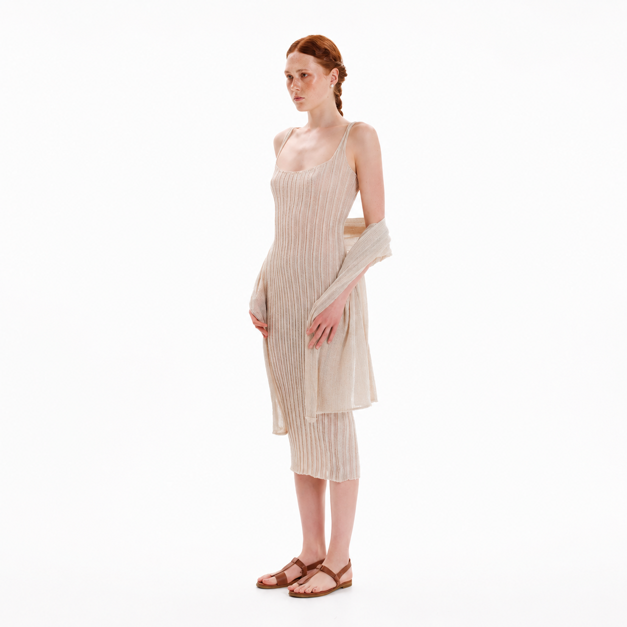 Midi Dress – Shimmering Water