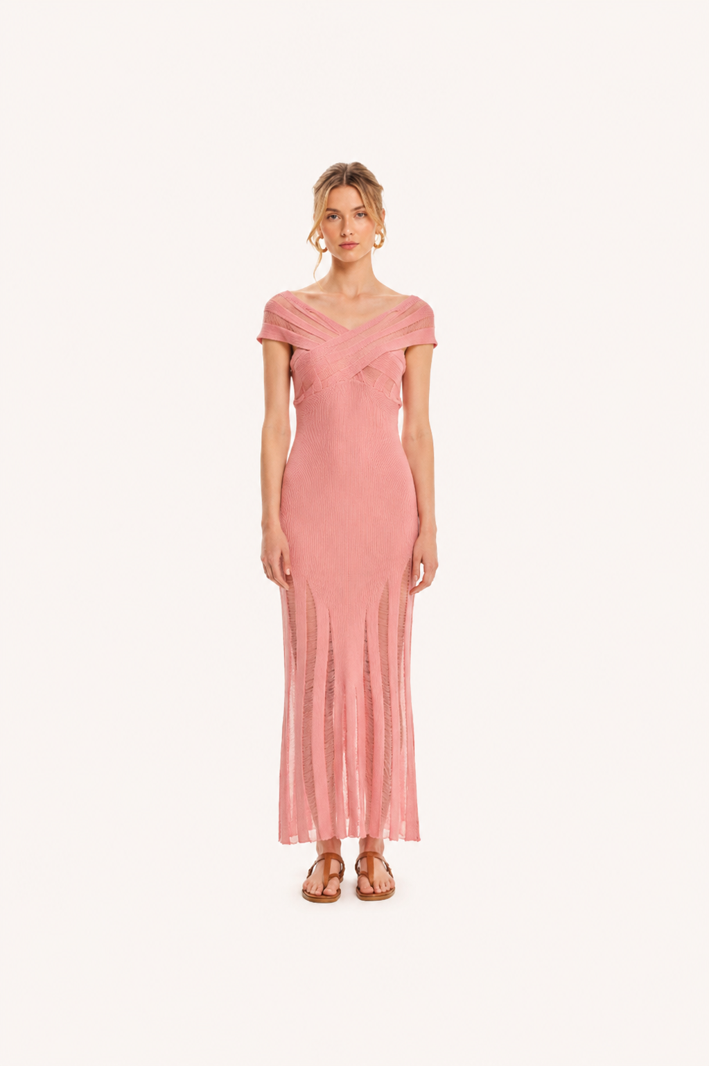 Magic Sunsets Knit Maxi Dress