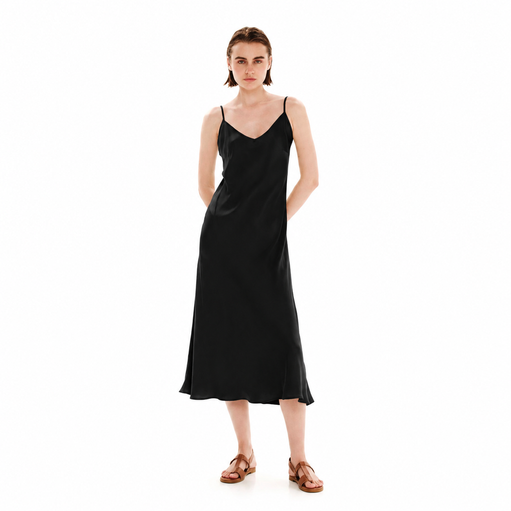 Midi Slip Dress – Night Out