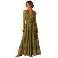 Sienna Halter Maxi Dress