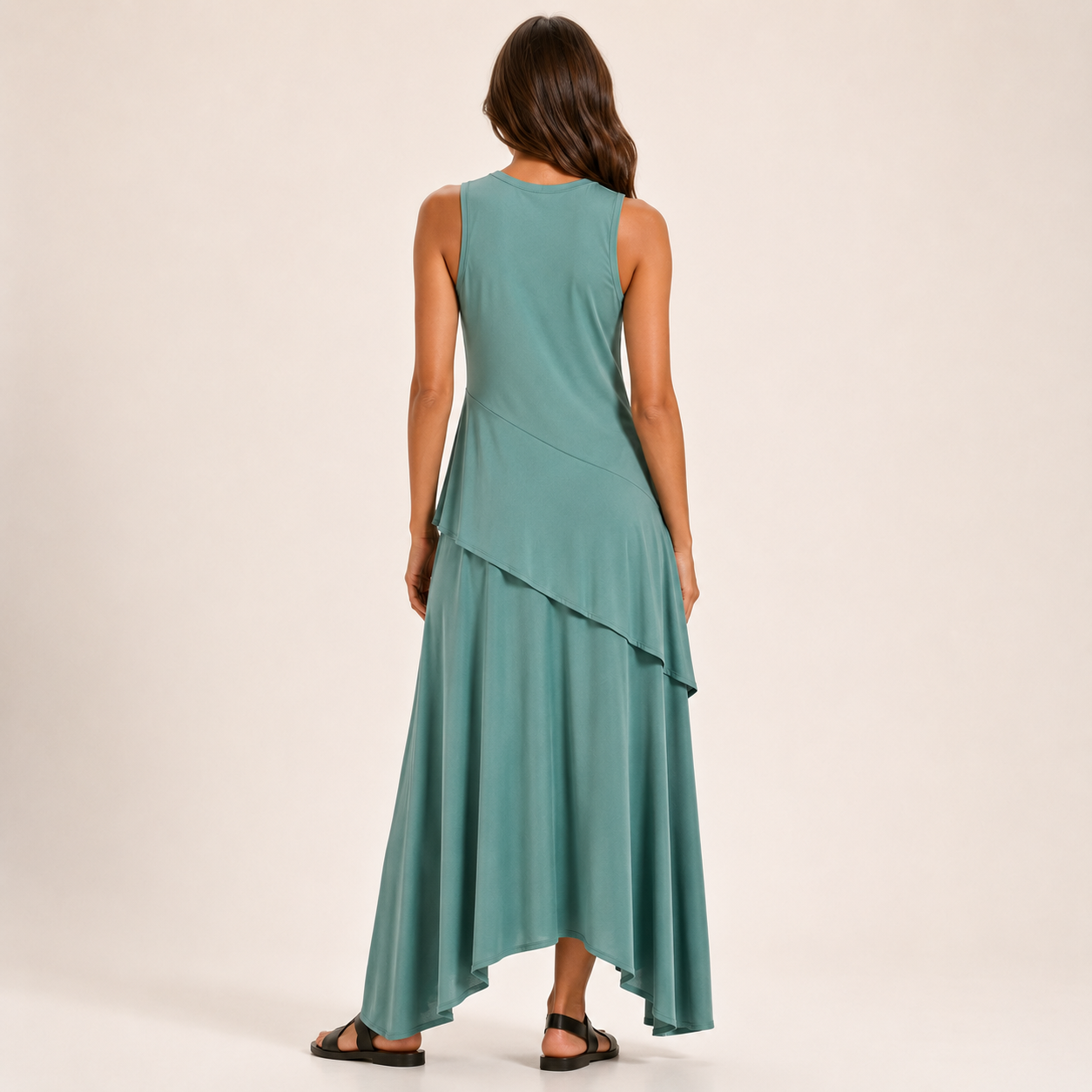 Asymmetrical Maxi Skirt  – Luxurious Drapery