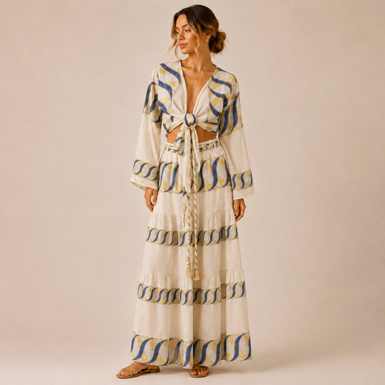 Valora Two-Piece Skirt Set