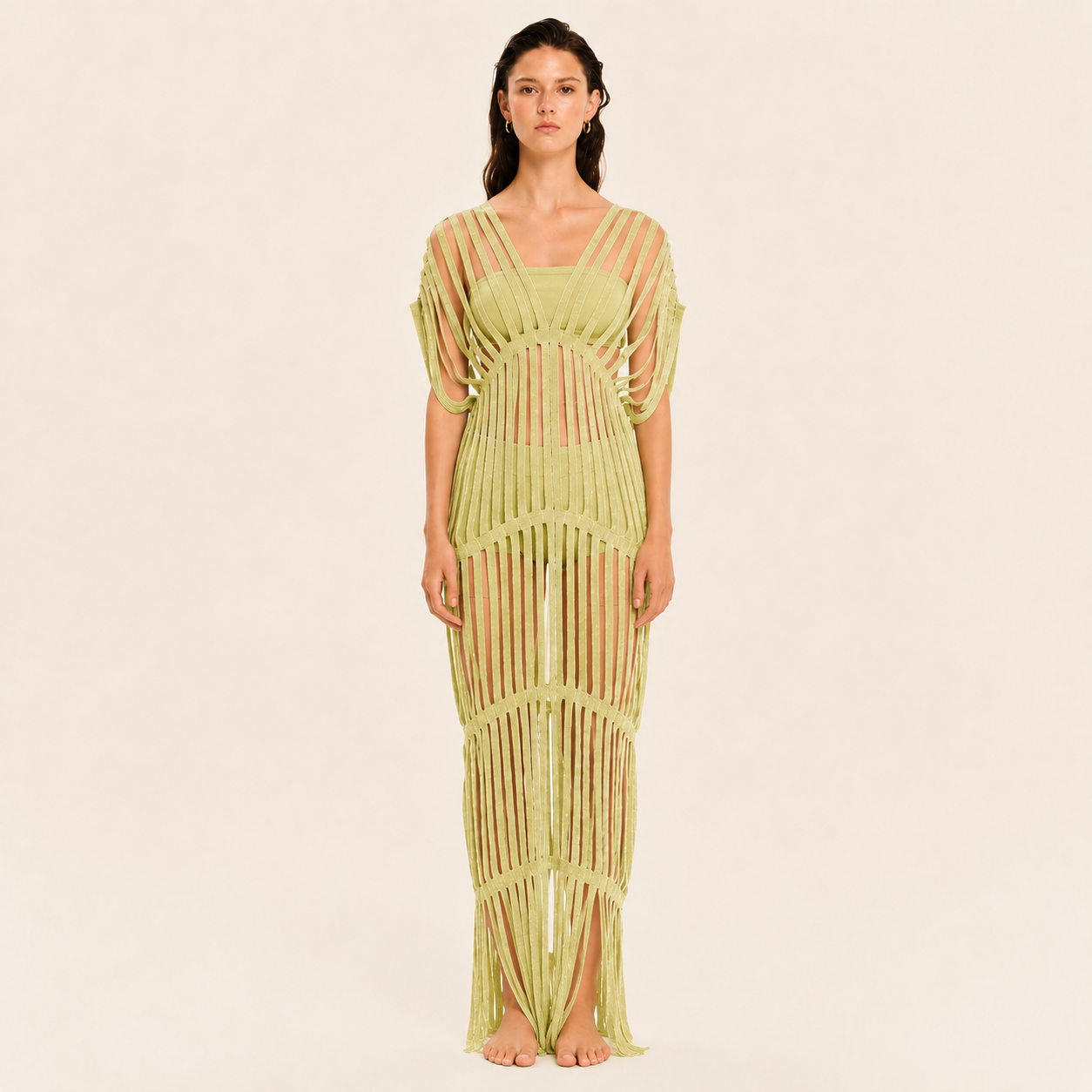 Sunshine Nest Knit Tunic Dress