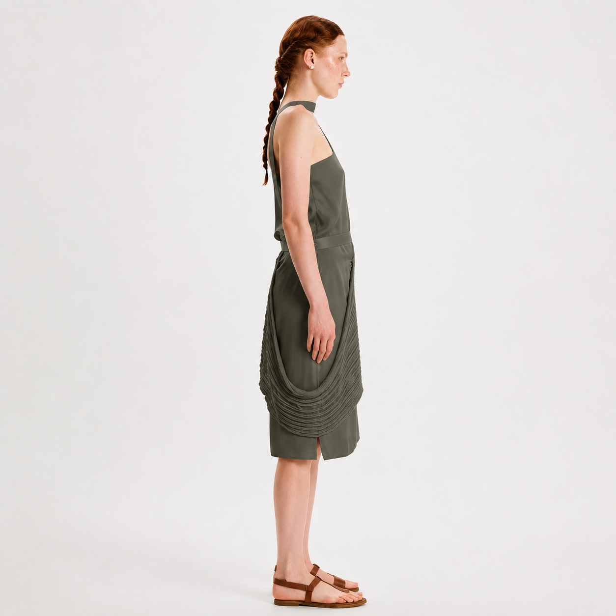 One-Shoulder Dress with Pannel – The Time Is Now