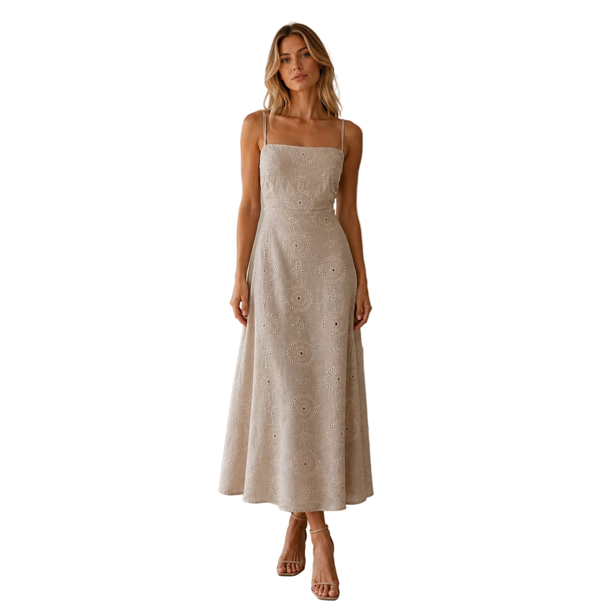 Paloma Tie-Back Midi Dress