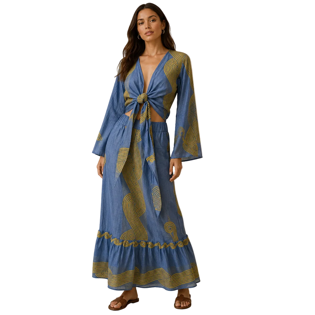 Naxos Maxi Skirt Set