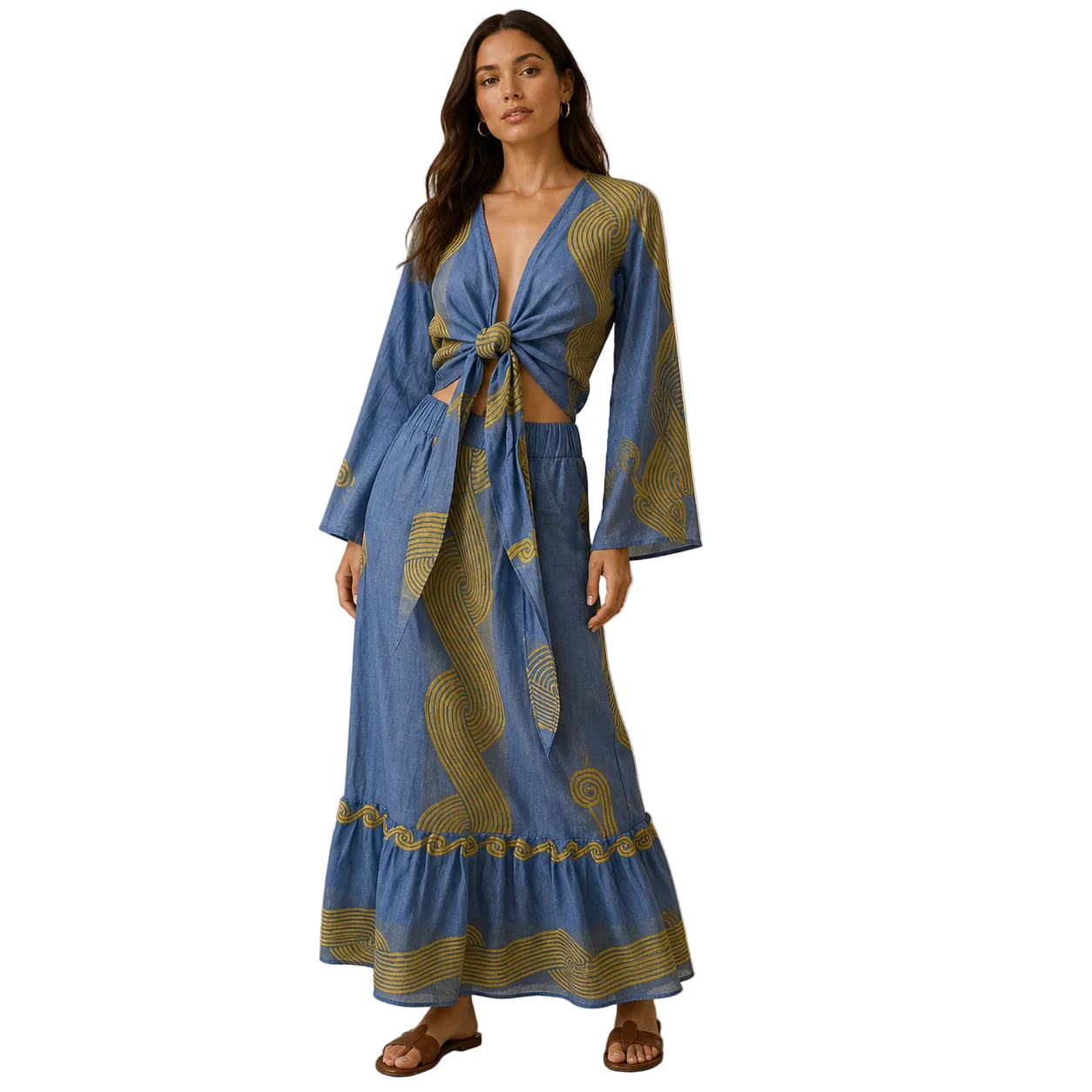 Naxos Maxi Skirt Set