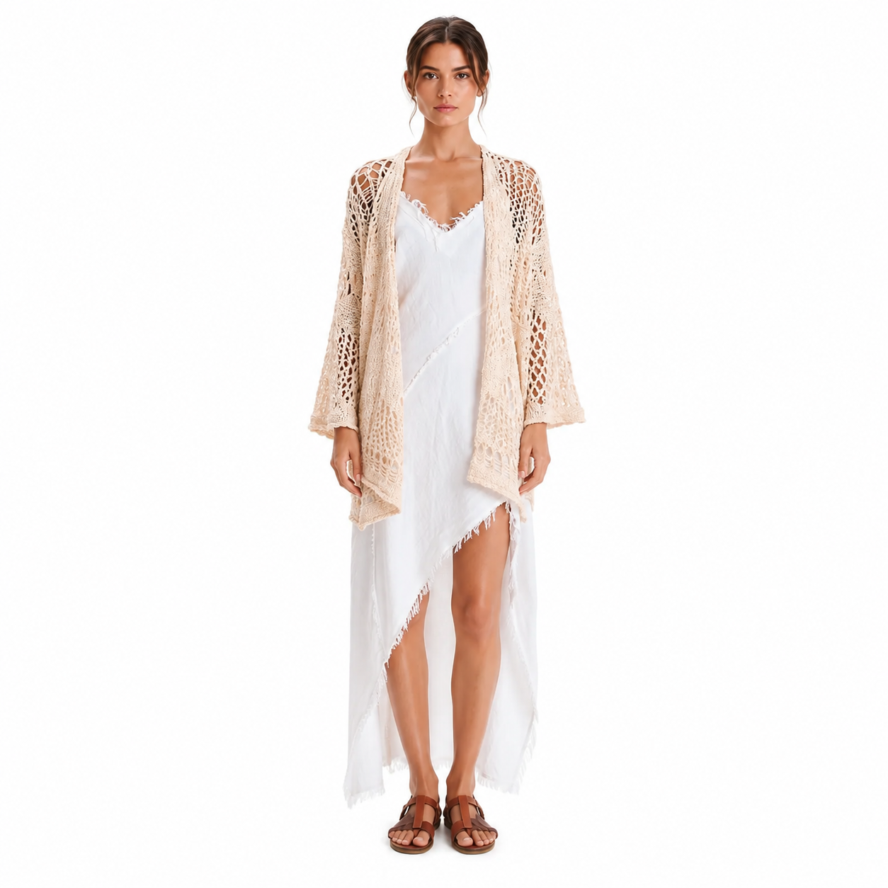 Long-sleeve Cardigan – Nature Texture
