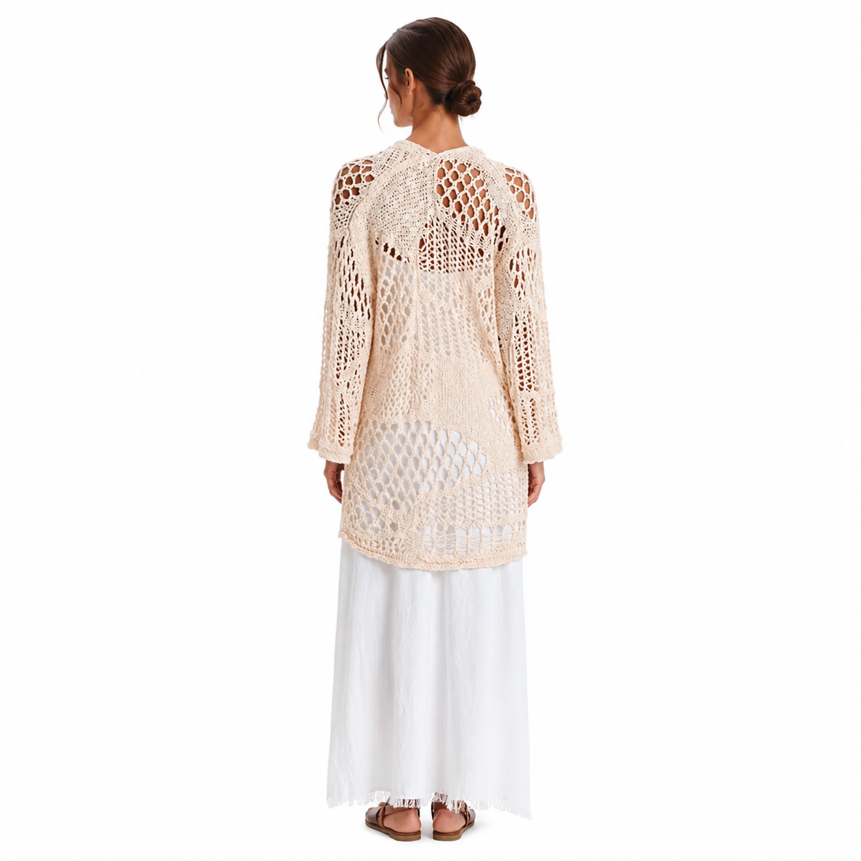 Long-sleeve Cardigan – Nature Texture