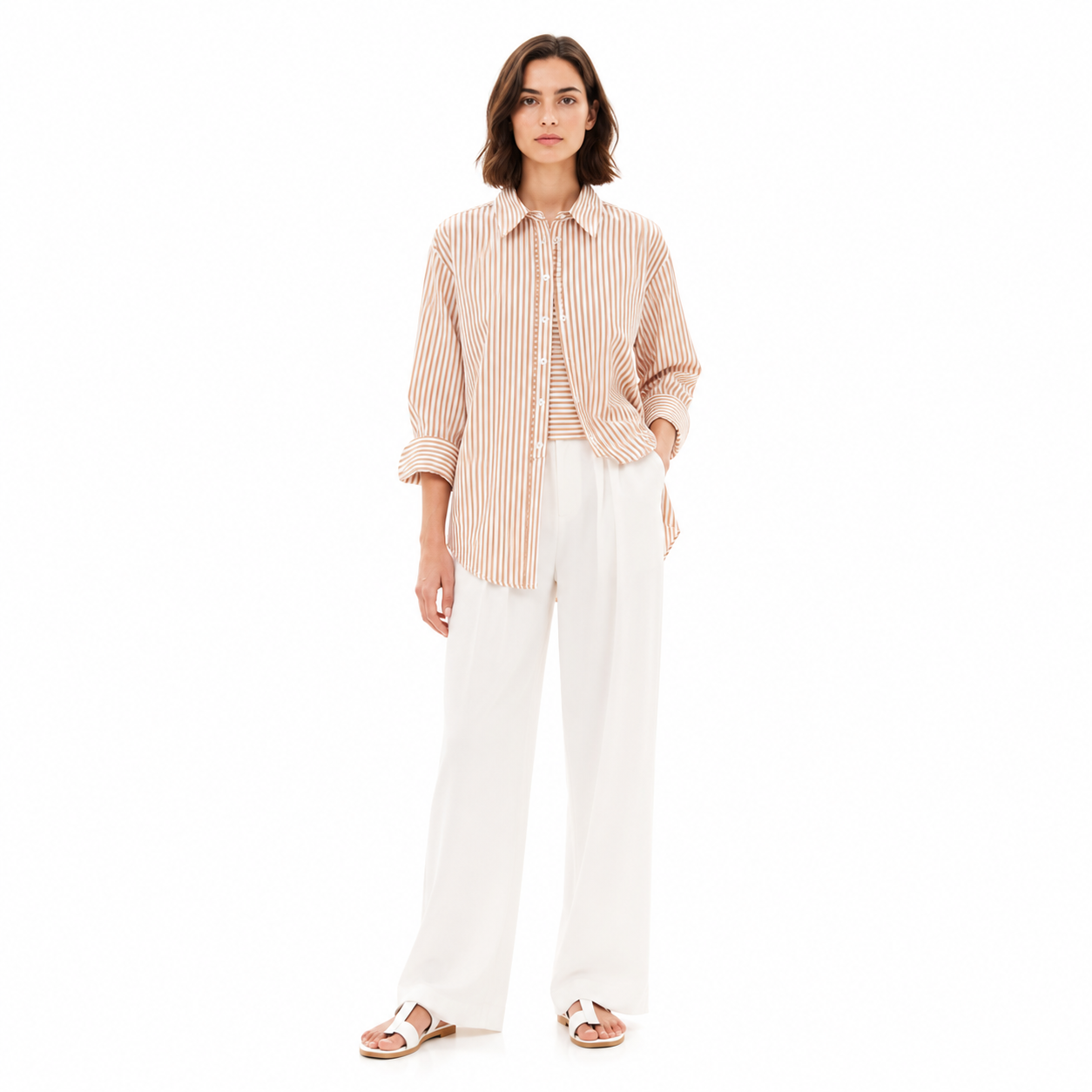 High Waisted Trousers with Pleats – Luxurious Drapery