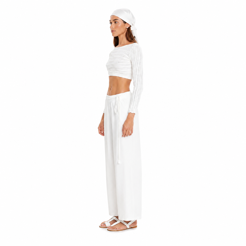 Knit Long-sleeved Crop Top – Archetypes
