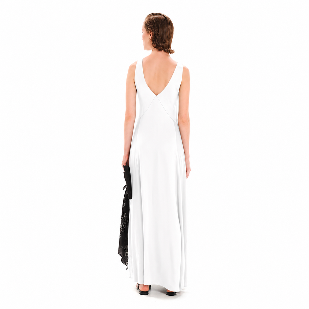 Maxi Dress with Triangular Side Seams – Opal