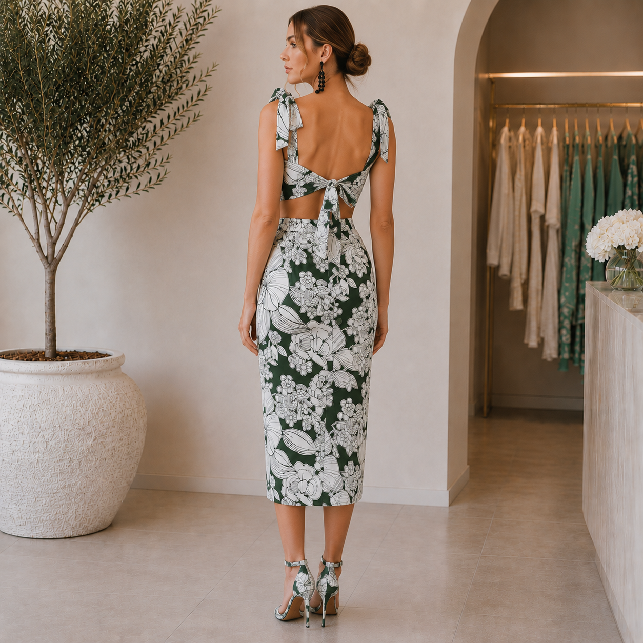 Floral Bustier