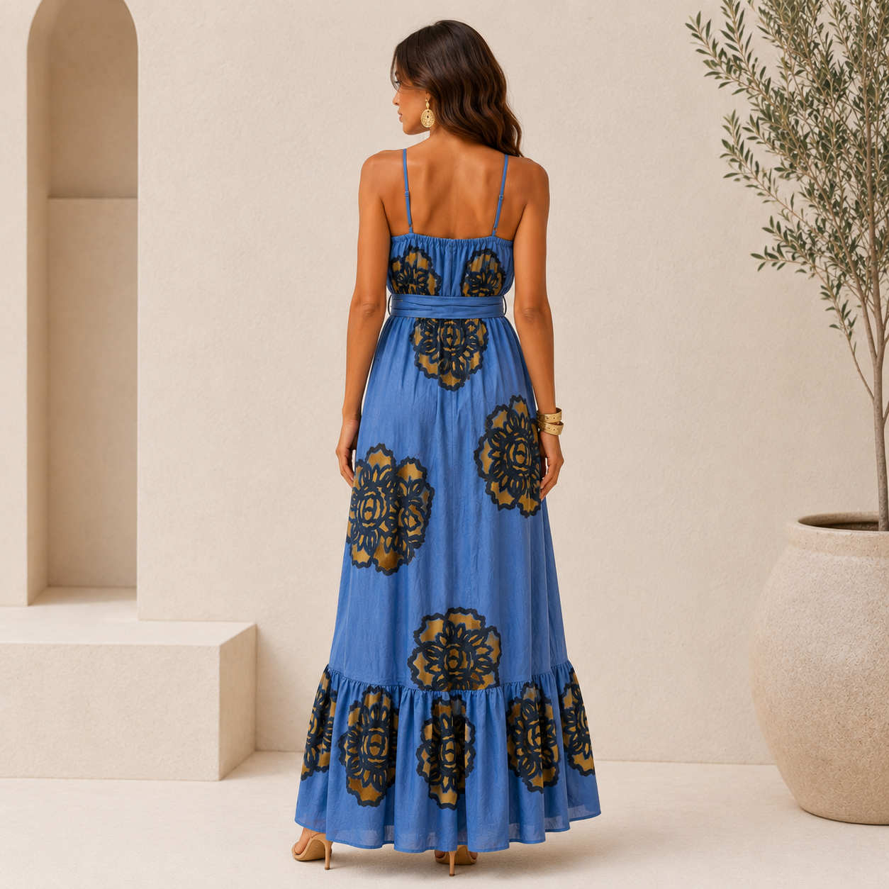 Isla Azure Maxi Dress