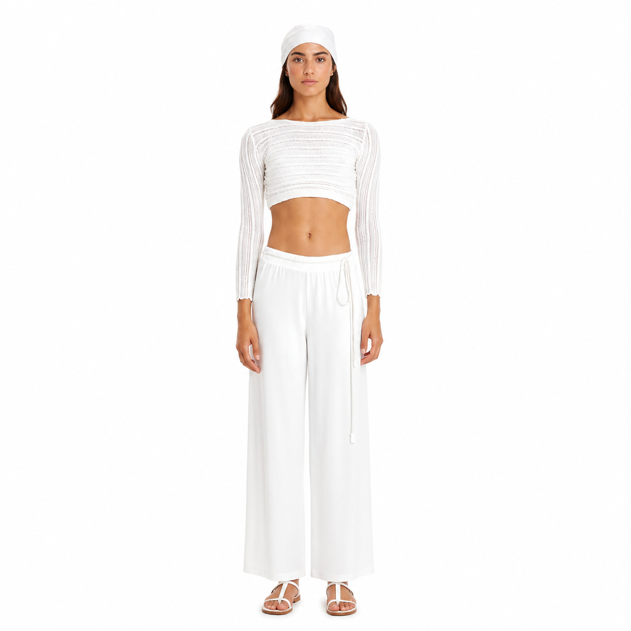 Knit Long-sleeved Crop Top – Archetypes