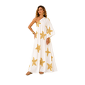 Starfish One-Shoulder Caftan Dress