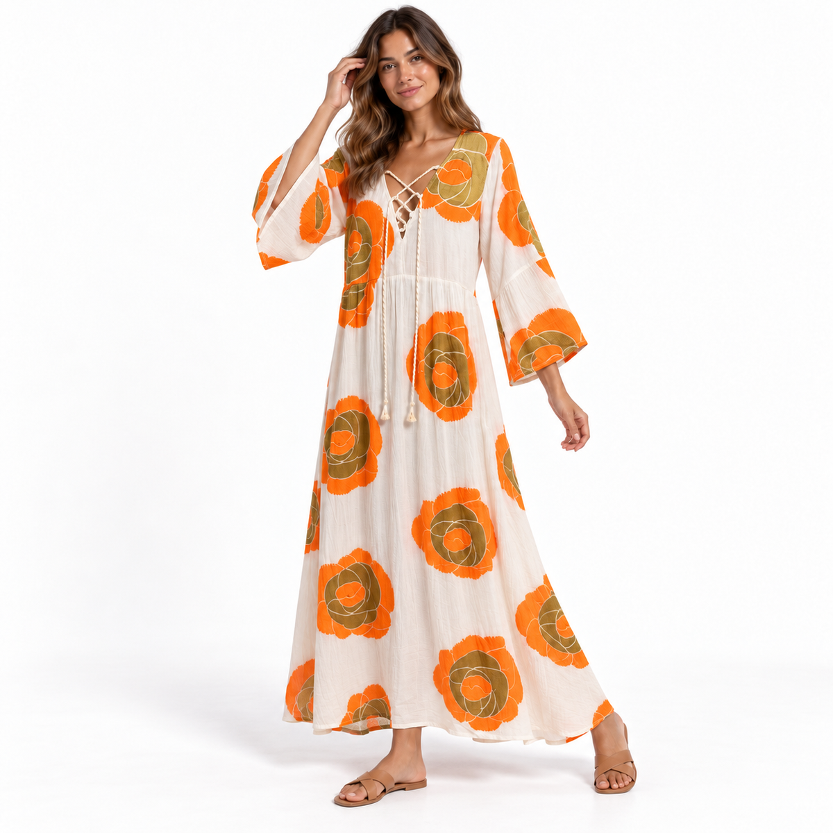 Anthea Floral Maxi Caftan