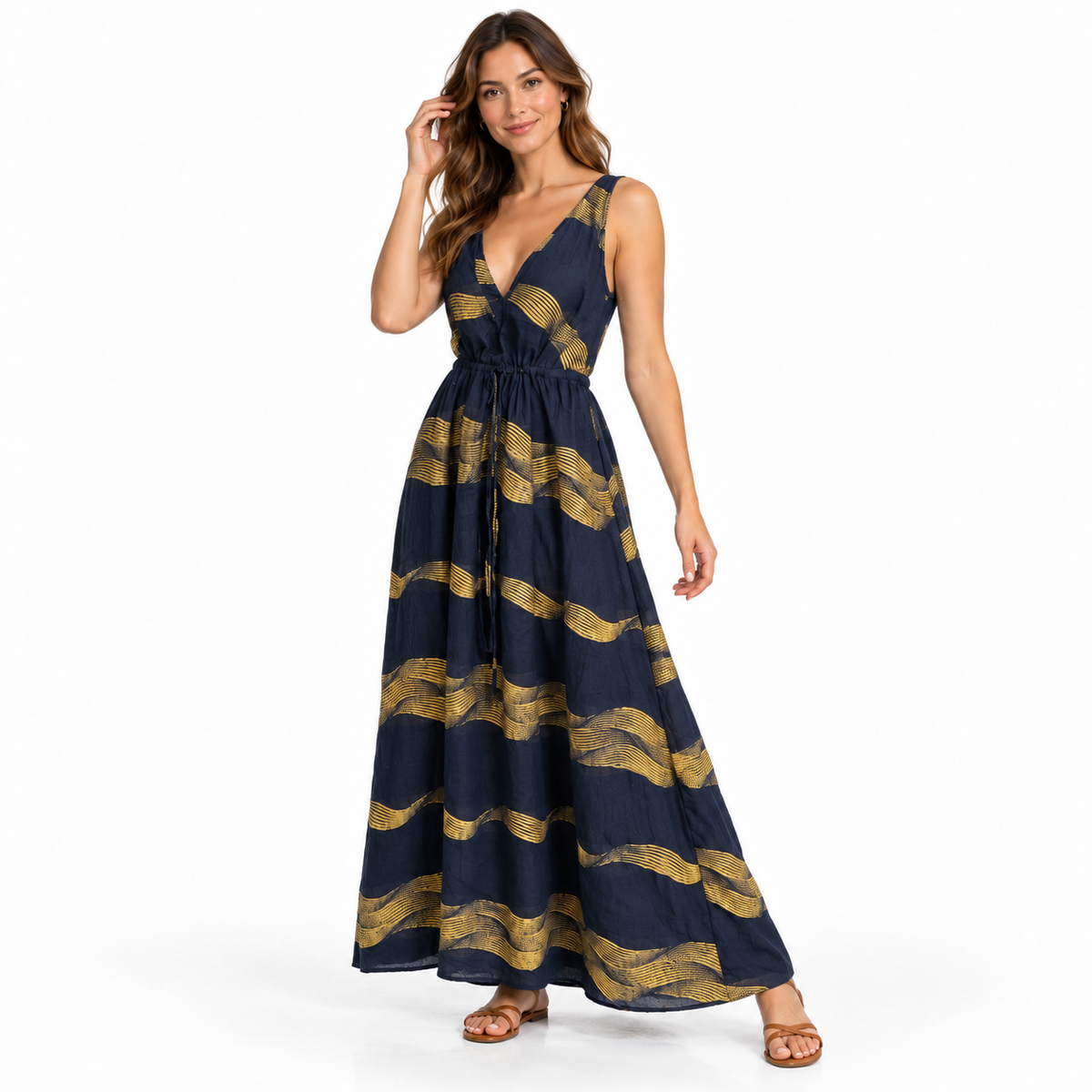 Nerissa Embroidered Maxi Dress