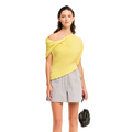 Seashells Knit Draped Top