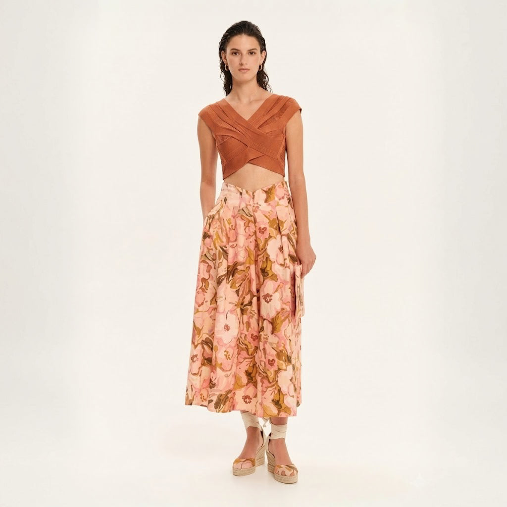Magic Sunsets Knit Bra Top