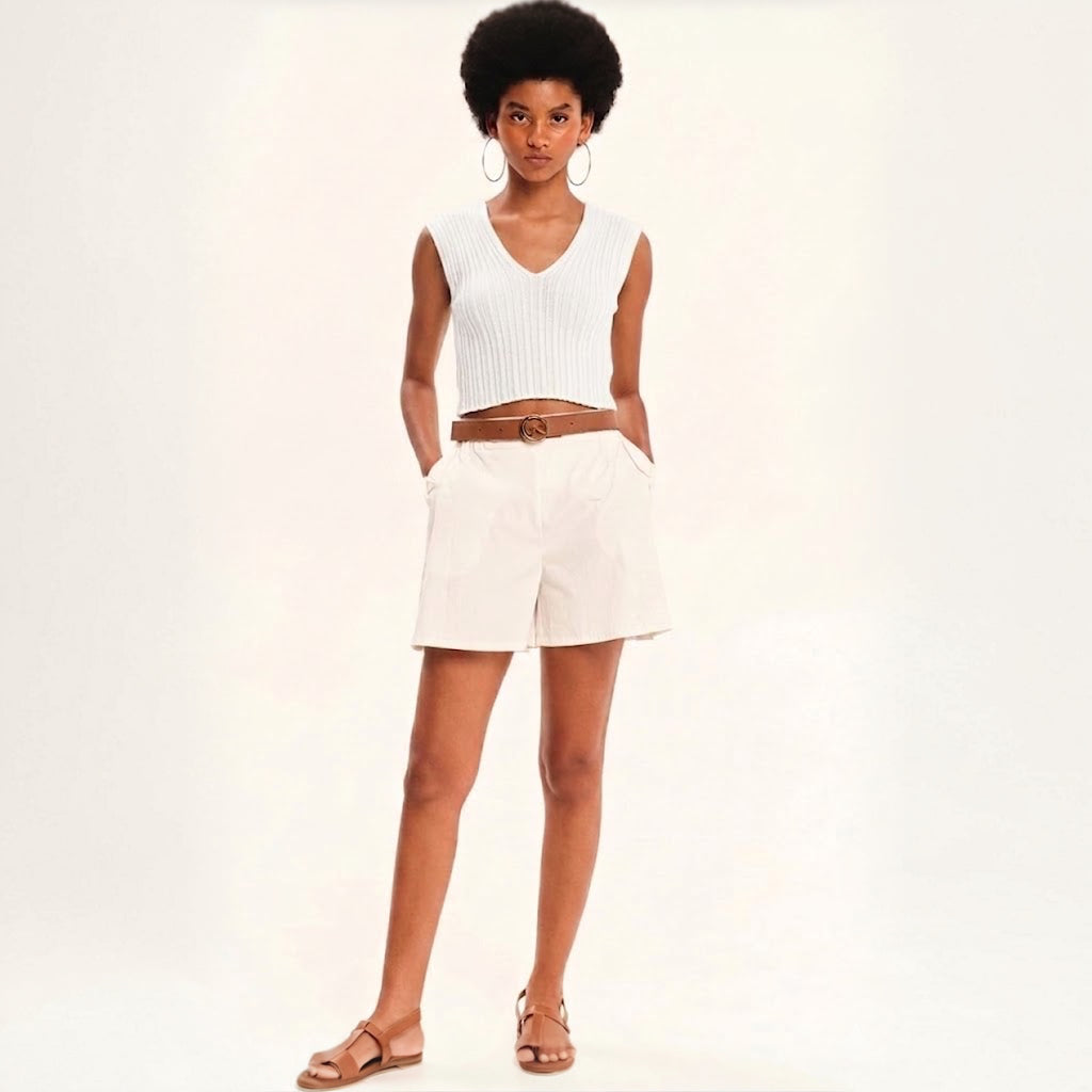 Archetypes Knitted Crop Top