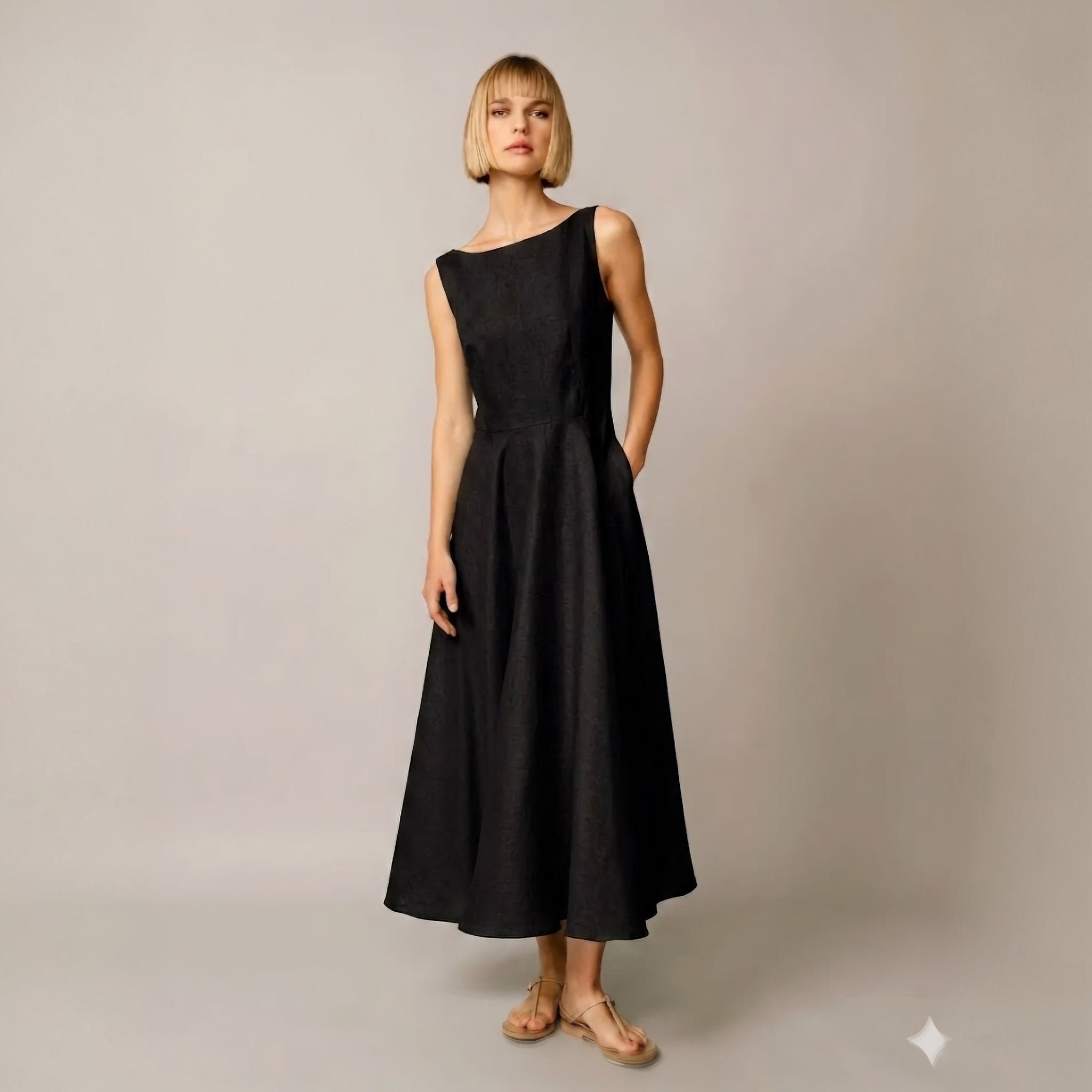 Audrey Linen  Dress