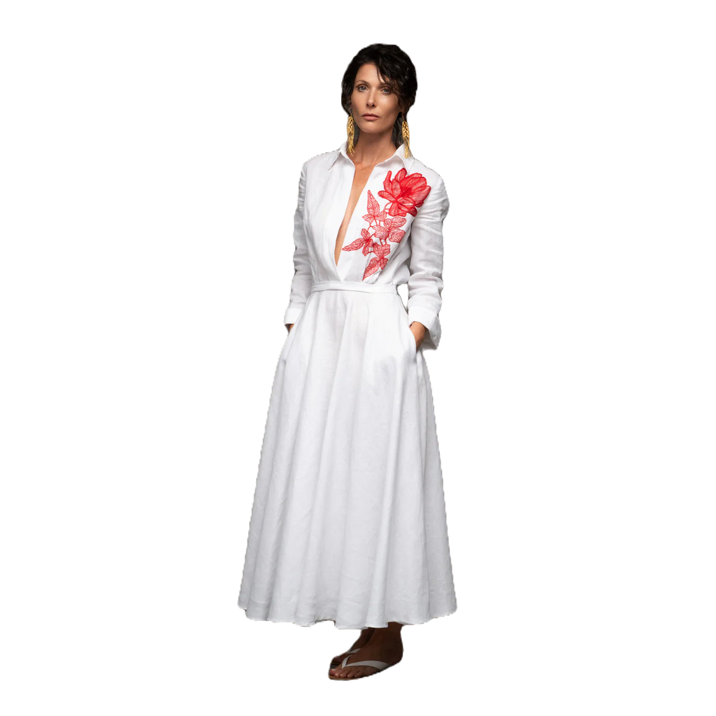 Stella Linen Shirt Dress
