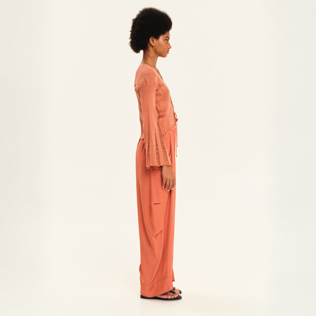 Secret Pleats Draped Trousers