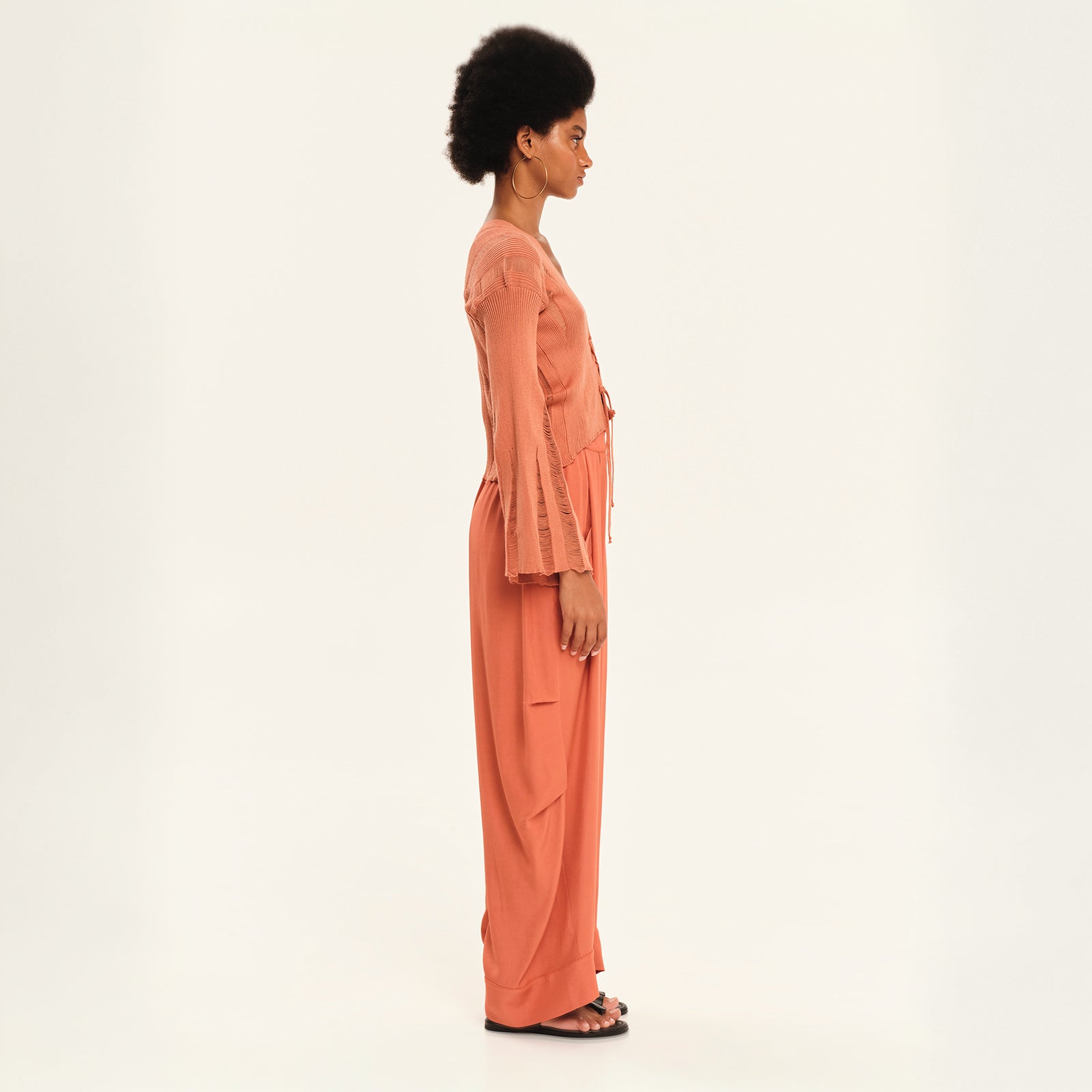 Secret Pleats Draped Trousers