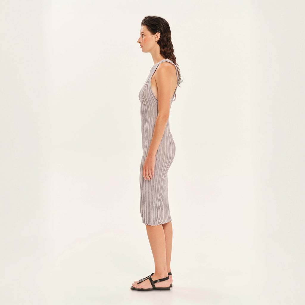 Sparkling Nights Knit Midi Dress