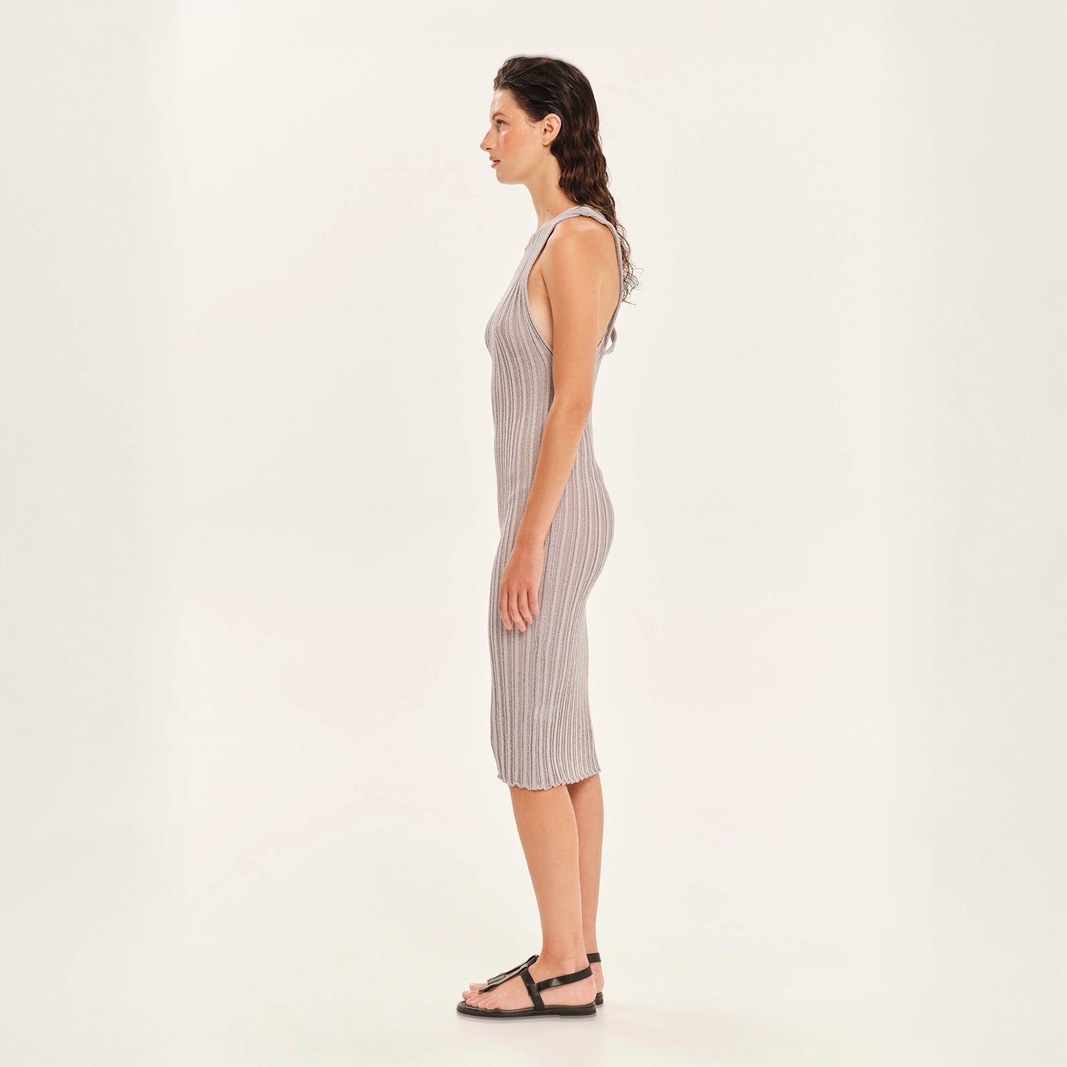 Sparkling Nights Knit Midi Dress