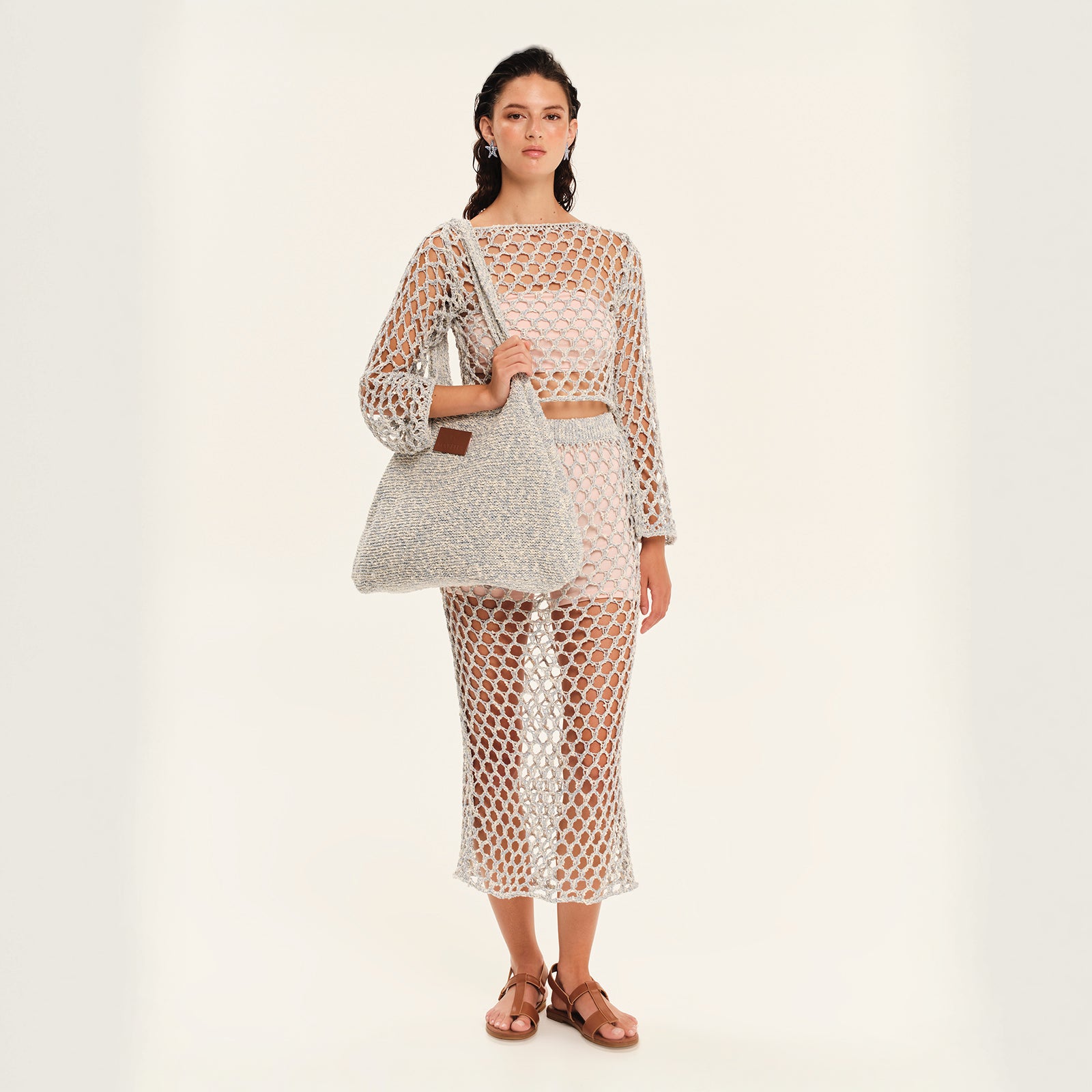 The Golden Hour Knit Midi Skirt