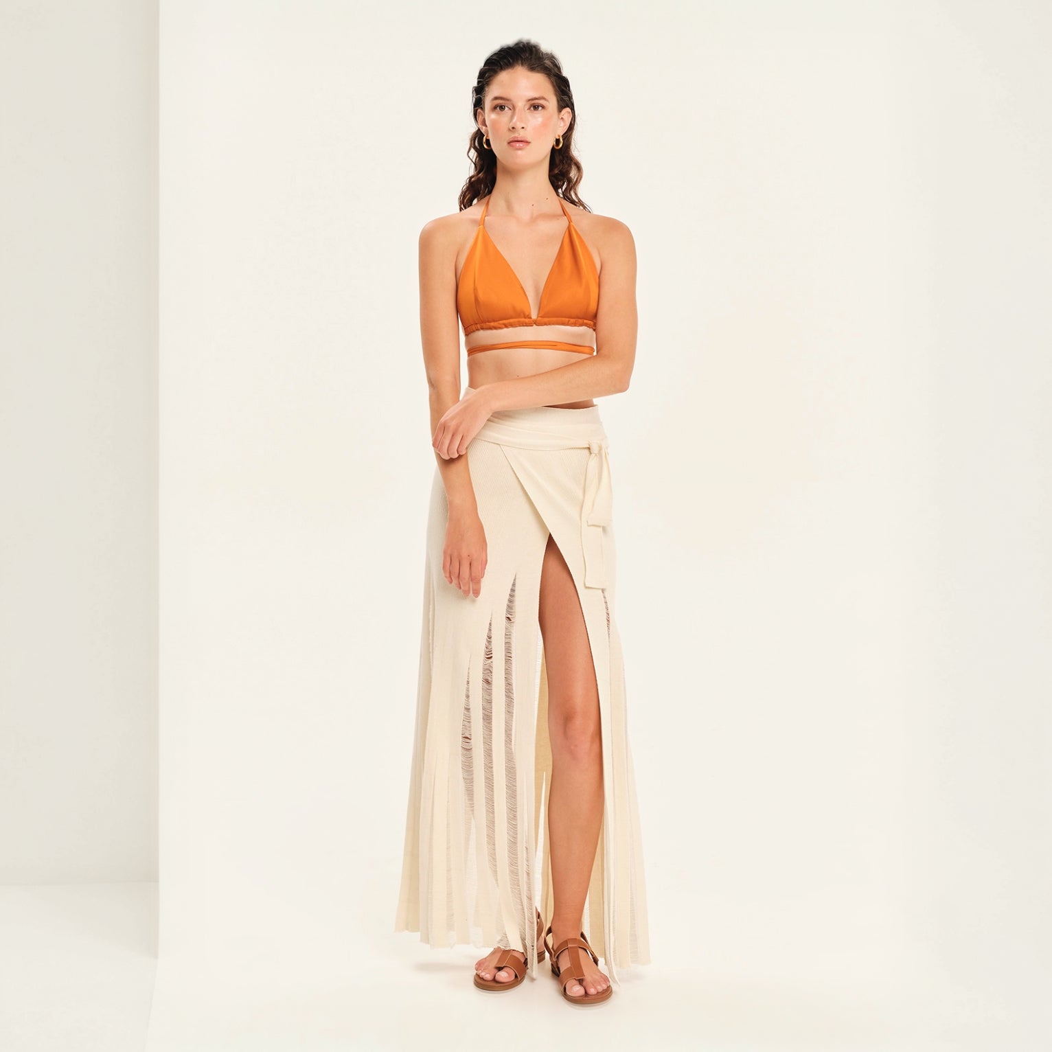Magic Sunsets Knit Pareo Skirt