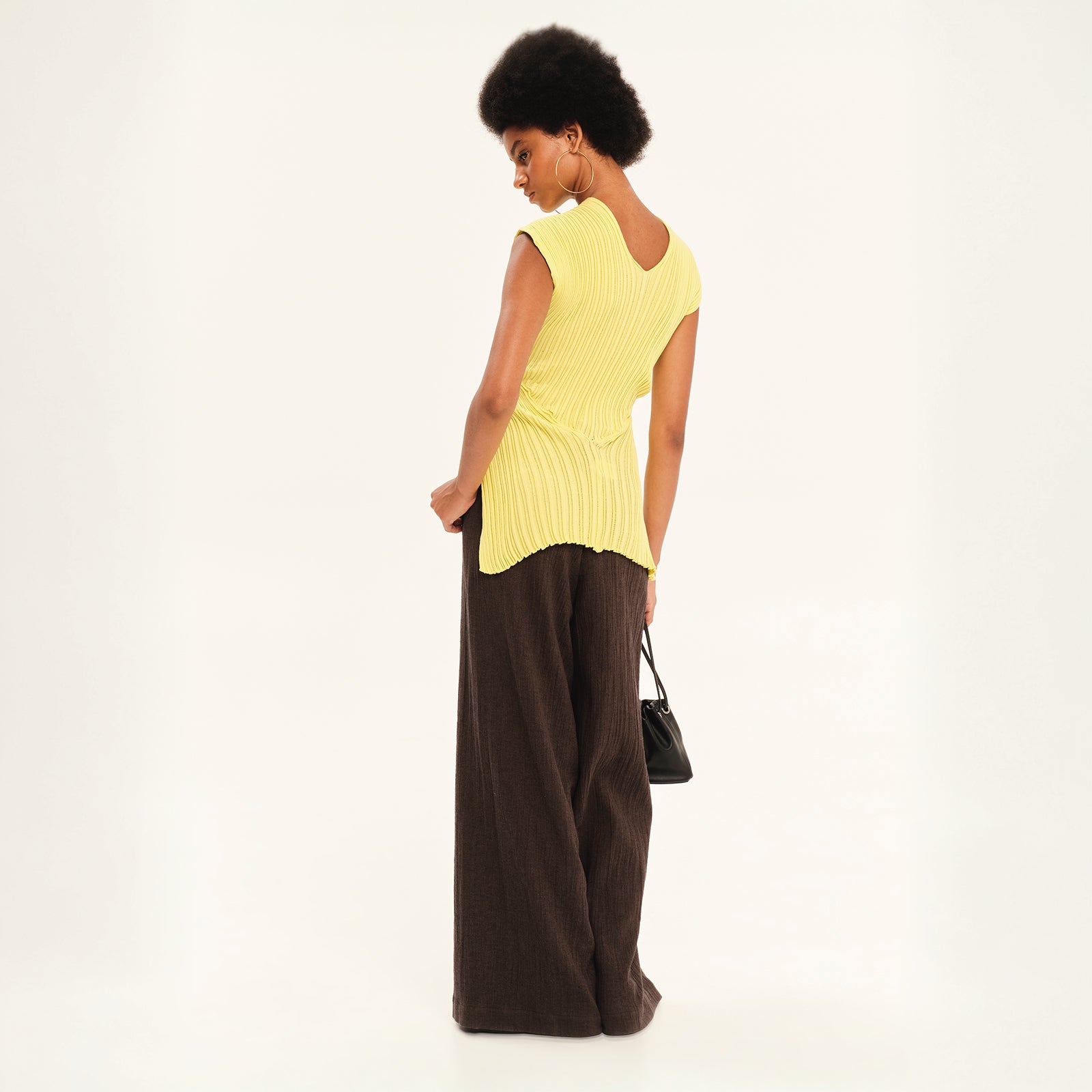 Seashells Knit Crossed Top