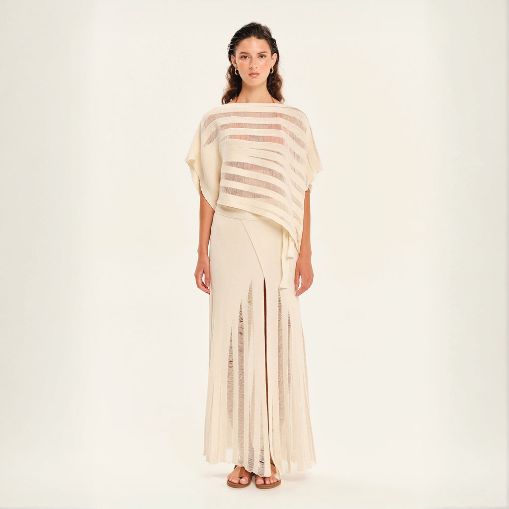 Magic Sunsets Knit Pareo Skirt