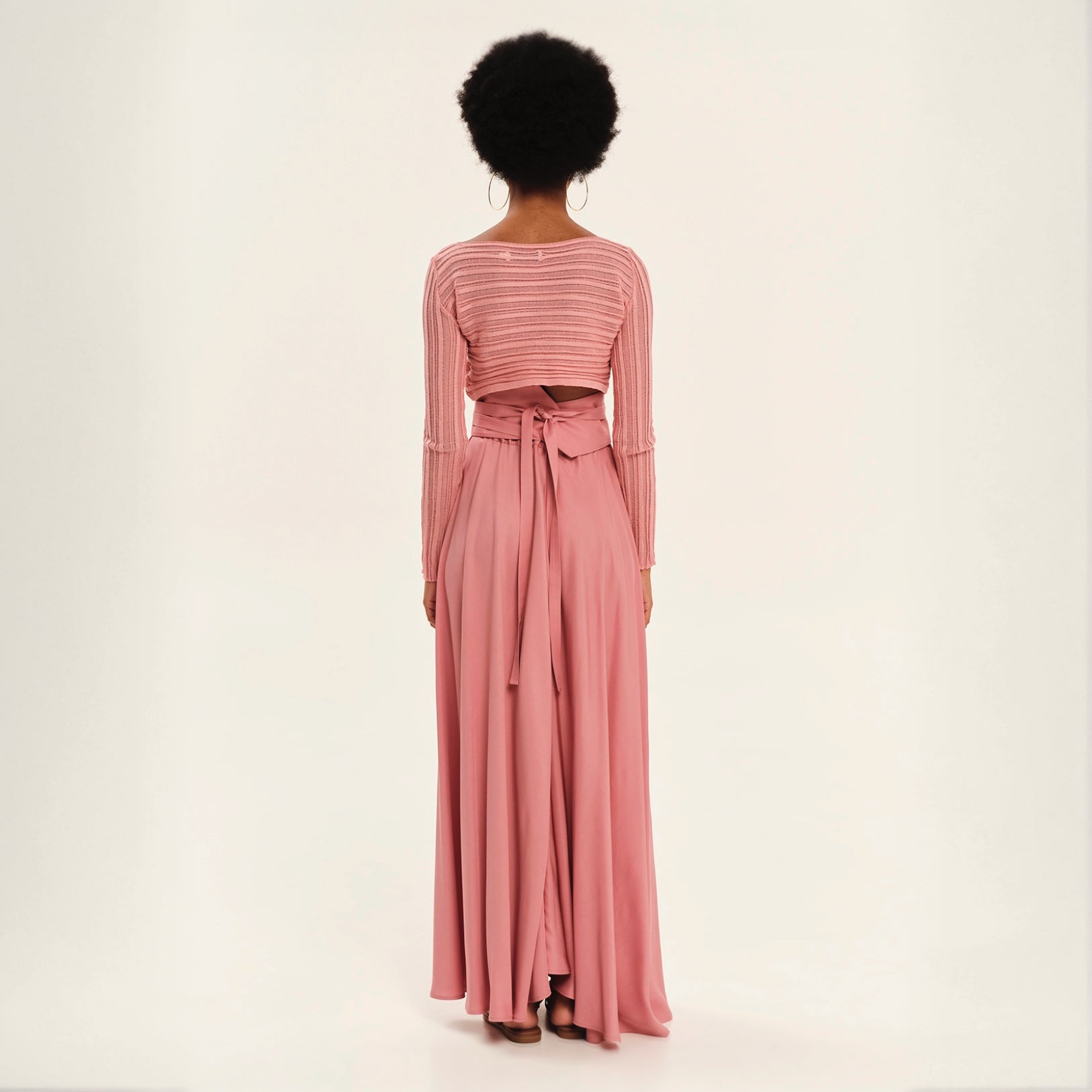 Secret Pleats Maxi Skirt