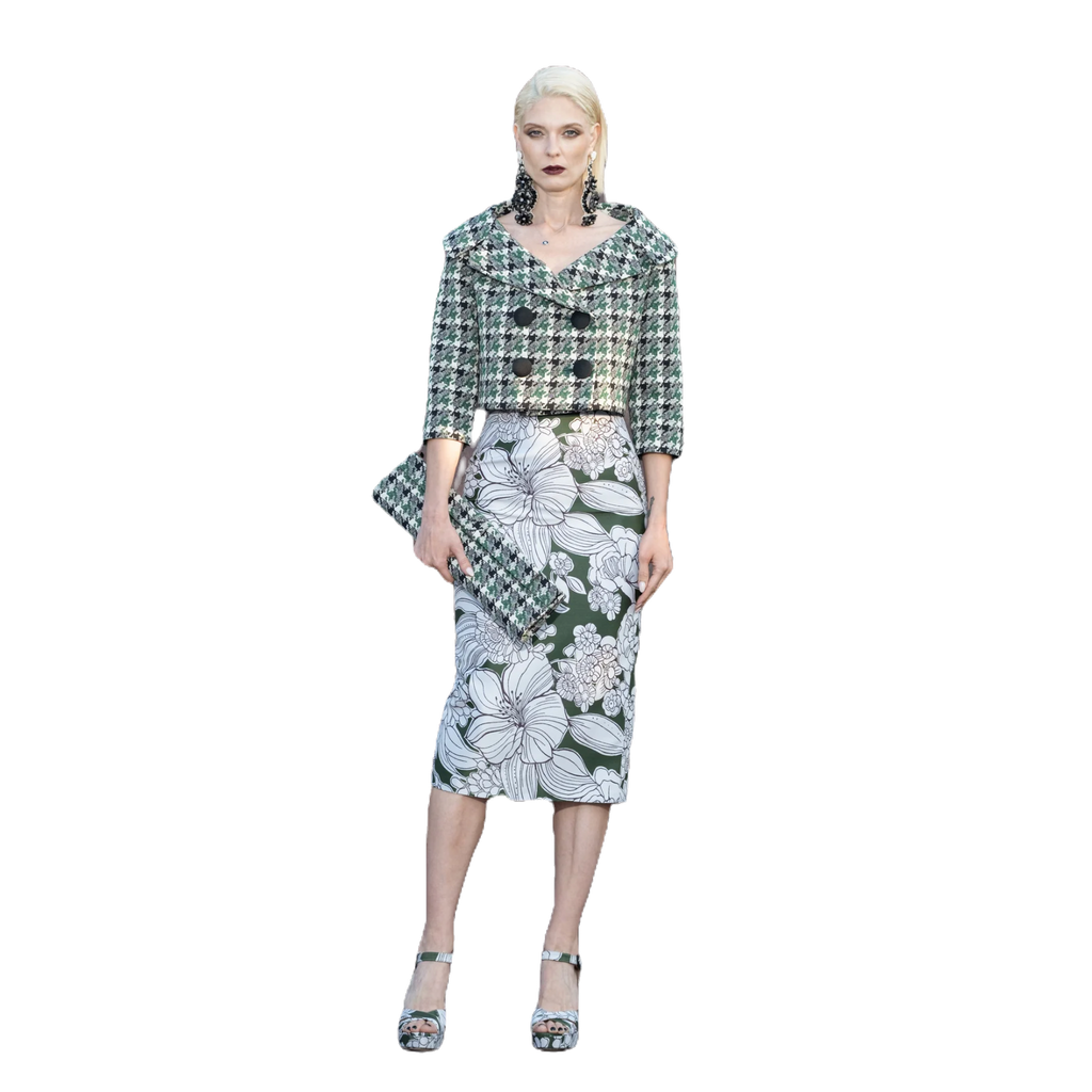 Pencil Floral Skirt
