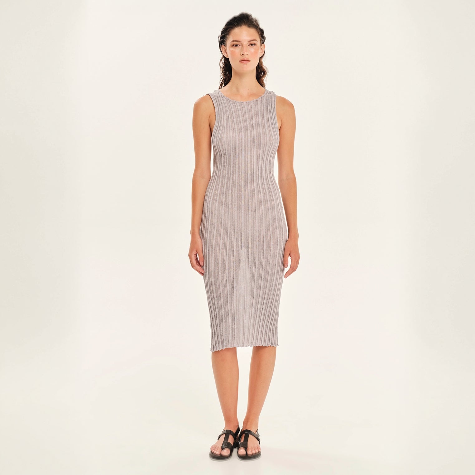 Sparkling Nights Knit Midi Dress
