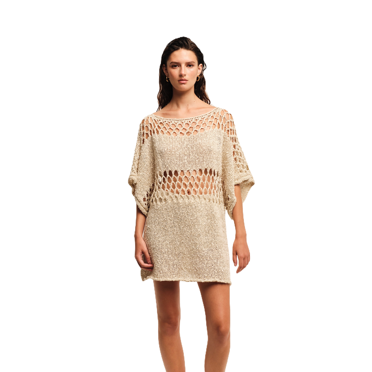 Golden Hour Knit Mini Dress