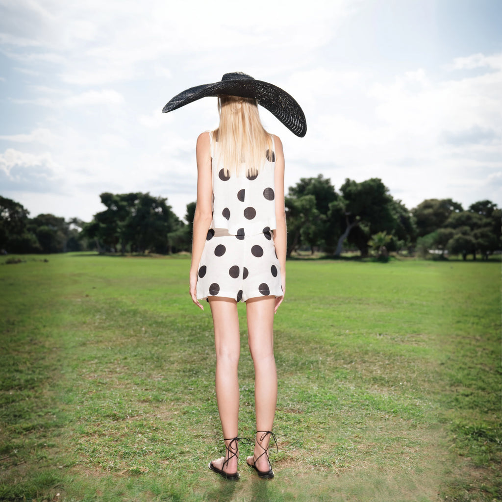 Bow Top -Polka Dot