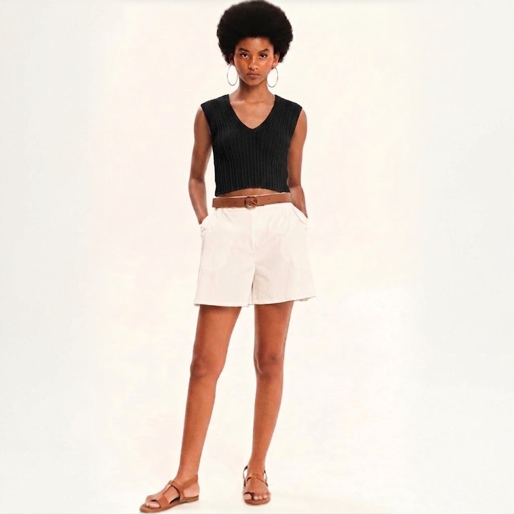 Archetypes Knitted Crop Top