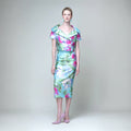Yvonni Floral Pencil Skirt