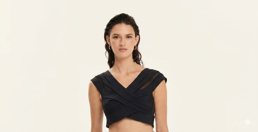 Magic Sunsets Knit Bra Top