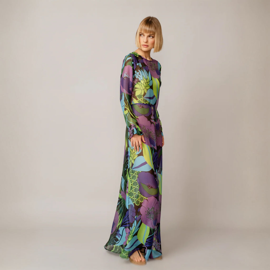 Aphrodite Long Silk Dress